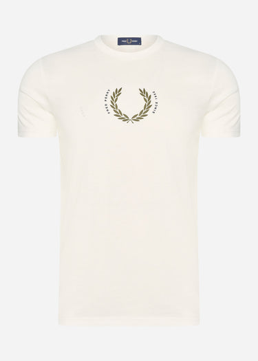 Fred Perry T-shirts Laurel wreath t-shirt - snow white