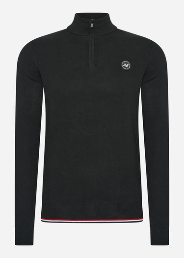 Peaceful Hooligan Truien Henlock knitwear - black