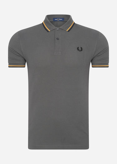 Fred Perry Polo's Twin tipped polo - gunmetal gold black