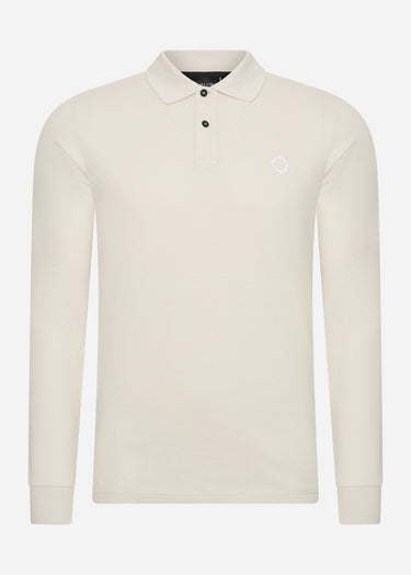 MA.Strum Longsleeve polo's LS pique polo - aluminium