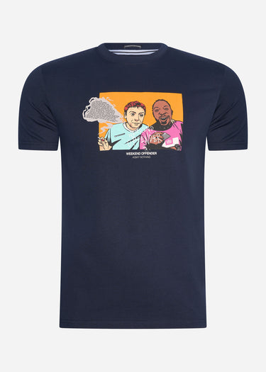 Weekend Offender T-shirts Traffic - navy