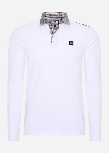 Weekend Offender Longsleeve Polo's Tavarez - white