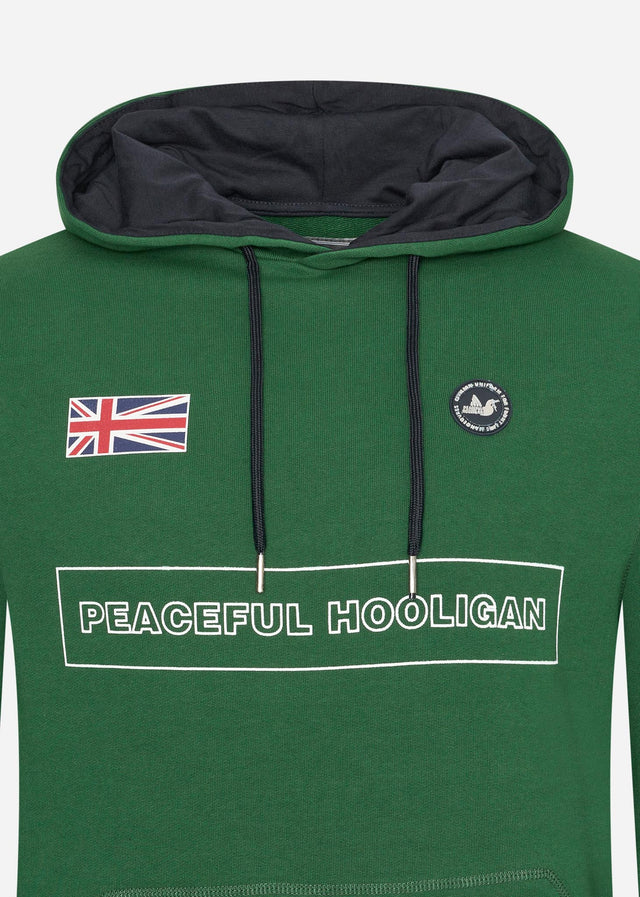 Peaceful Hooligan Hoodies Flag hoodie - race green