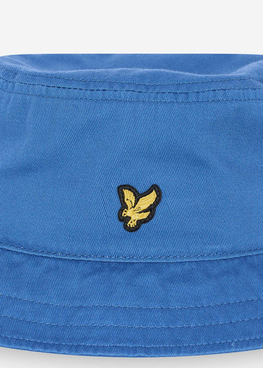 Lyle & Scott Bucket Hats Cotton twill bucket hat - spring blue