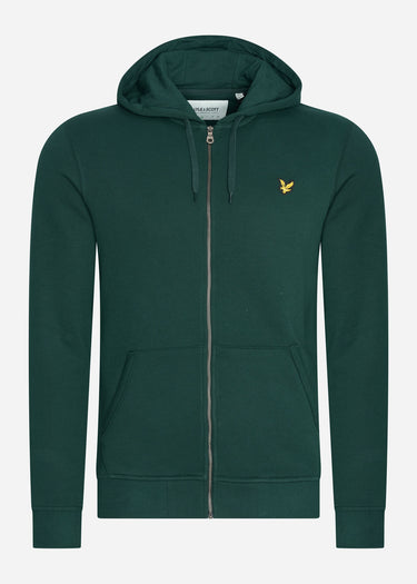 Lyle & Scott Vesten Zip through hoodie - dark green