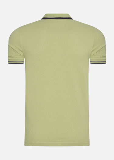 Fred Perry Polo's Twin tipped fred perry shirt - sage green