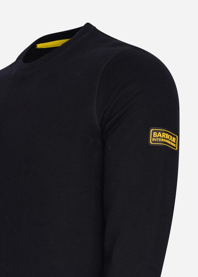 Barbour International Sweaters Badge sweat - black