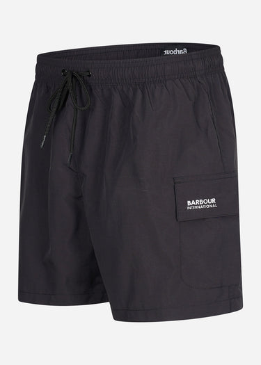 Barbour International Zwembroeken Pocket swim short - black