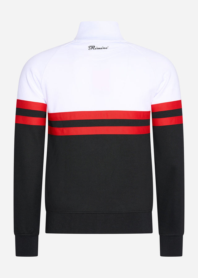 Ellesse Cardigans Rimini track top - black red white