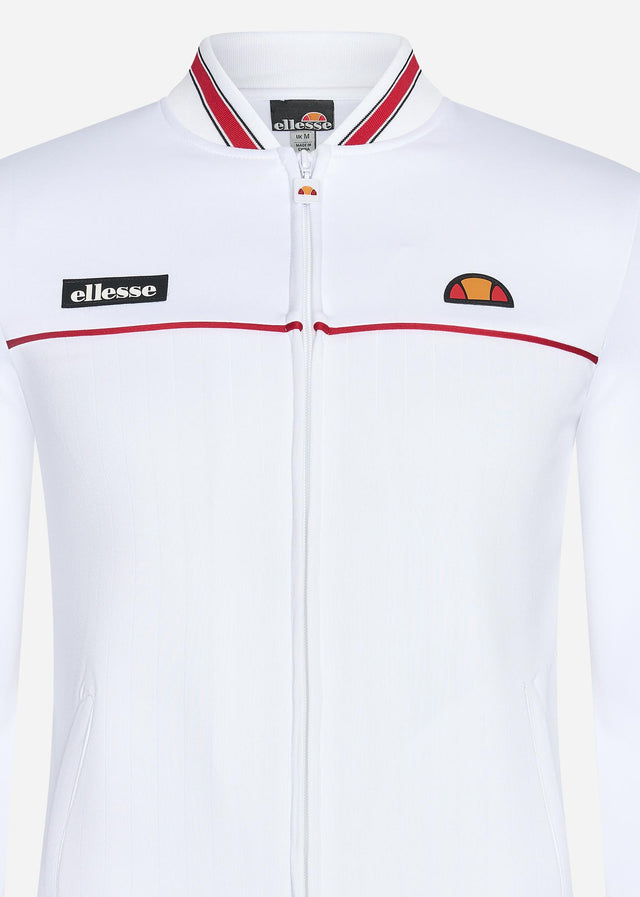 Ellesse Cardigans Tommie track top - white