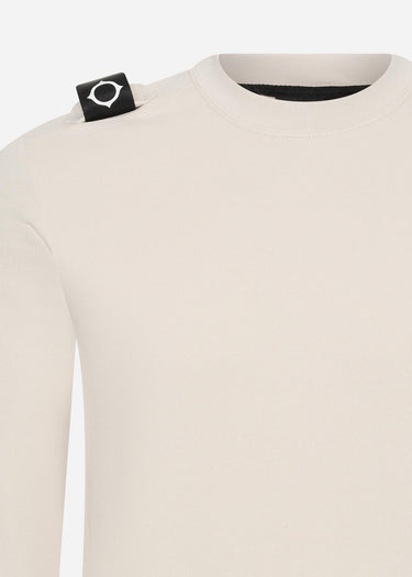 MA.Strum Truien Core crew sweat - aluminium