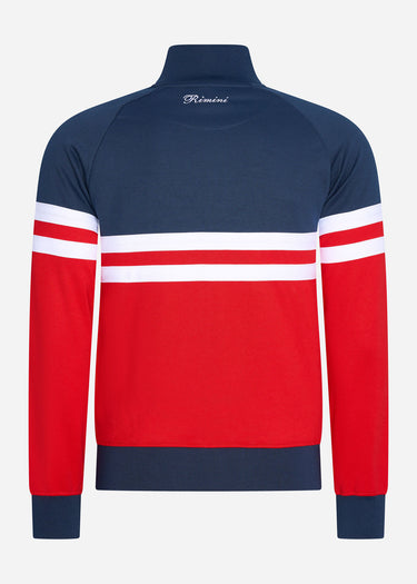 Ellesse Vesten Rimini track top - navy red white