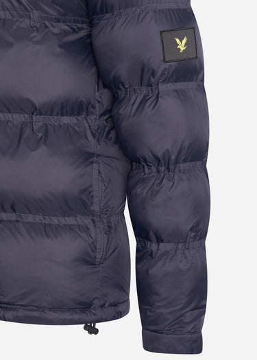 Lyle & Scott Jassen Sculptural puffer jacket - dark navy