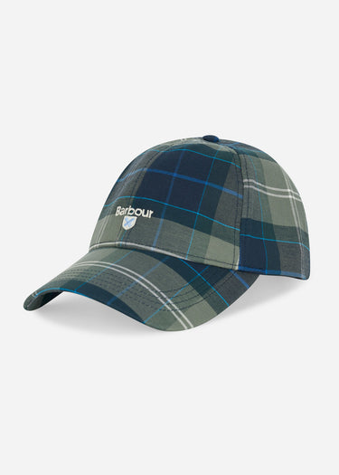 Barbour Petten Tartan sports cap - kielder blue