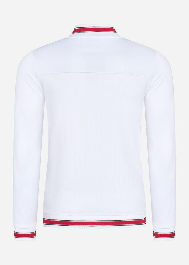 Ellesse Cardigans Tommie track top - white