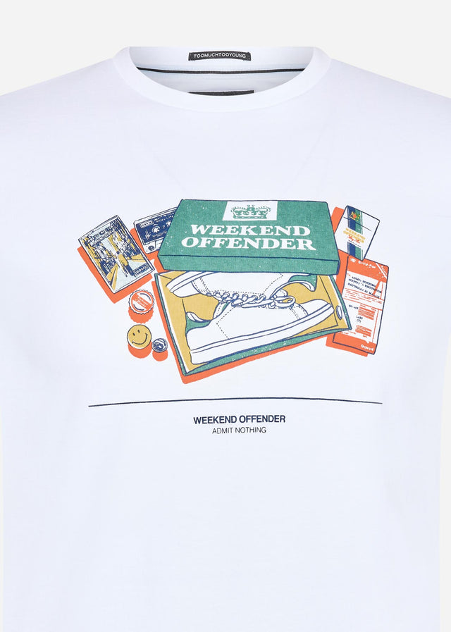 Weekend Offender T-shirts Adami - white