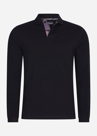 Barbour Longsleeve Polo's L/S sports polo - black