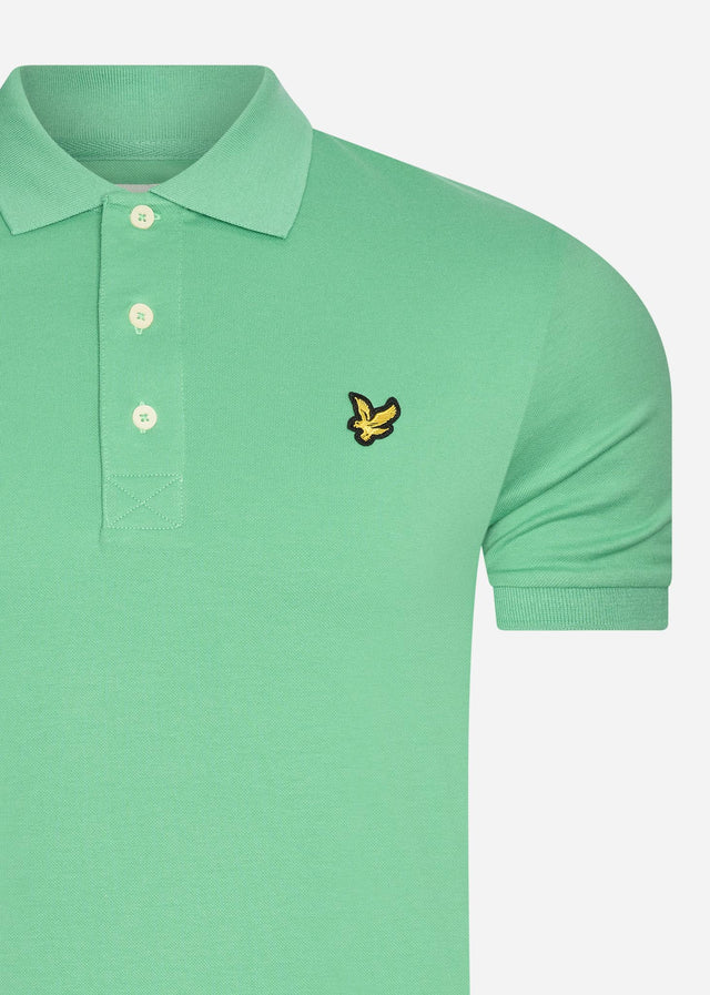 Lyle & Scott Polos Plain polo shirt - green glaze