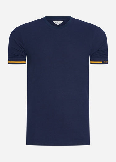 Ben Sherman T-shirts Pique tee - marine