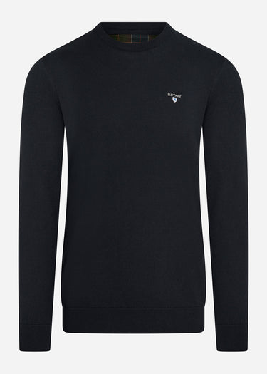 Barbour Truien Essential cotton cashmere crew - navy
