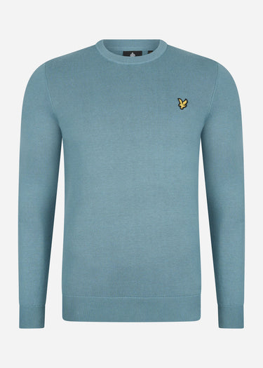 Lyle & Scott Truien Cotton crew neck jumper - skipton blue
