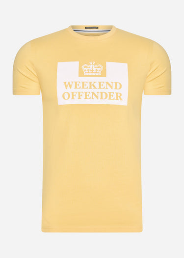 Weekend Offender T-shirts Prison tee - buttermilk