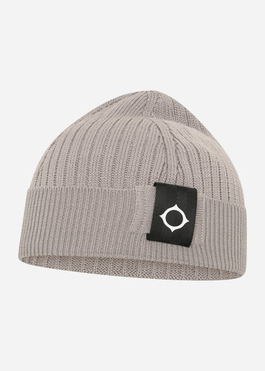 MA.Strum Mutsen Rib knit beanie - dark slate