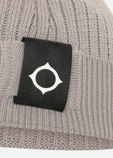 MA.Strum Mutsen Rib knit beanie - dark slate