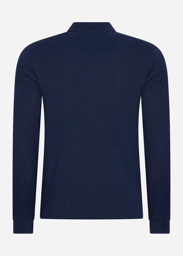 Lacoste Long Sleeve Polos Longsleeve polo - navy blue