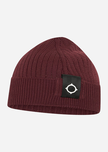 MA.Strum Mutsen Rib knit beanie - fig