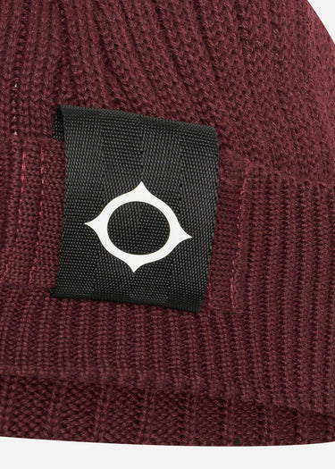 MA.Strum Mutsen Rib knit beanie - fig