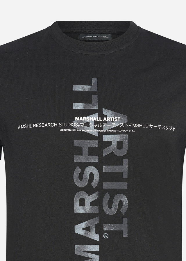 Marshall Artist T-shirts Vapour camo research t-shirt - black