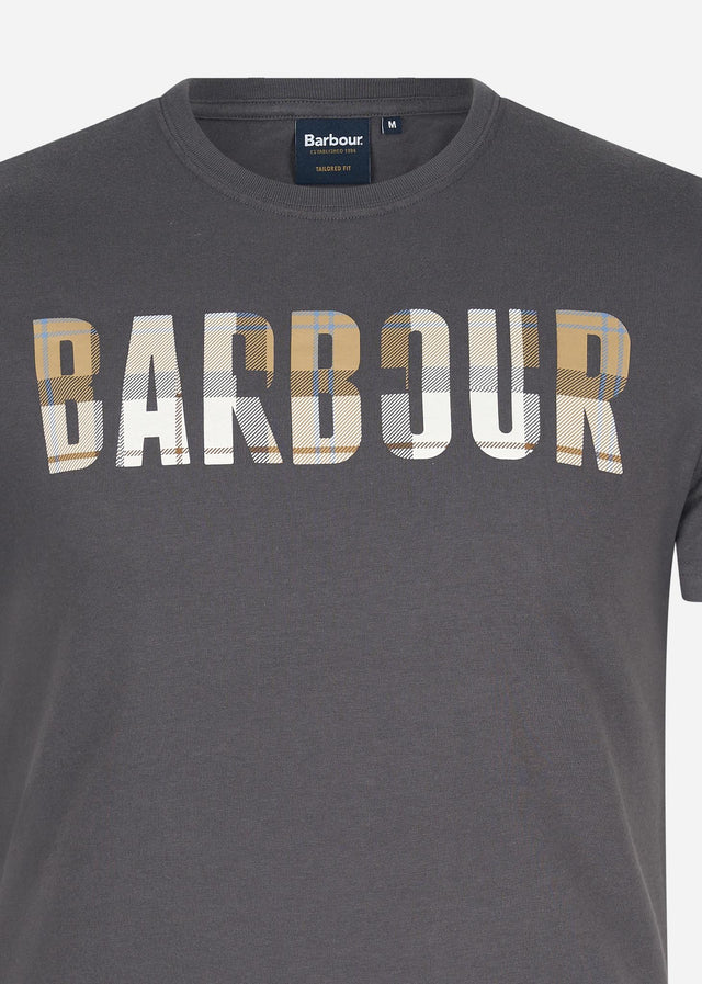 Barbour T-shirts Thurso tee - asphalt amble