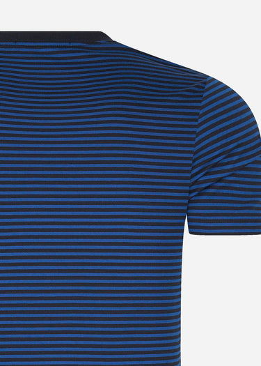 Fred Perry T-shirts Fine stripe t-shirt - shaded cobalt navy