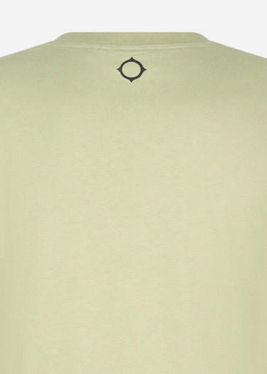MA.Strum T-shirts Half body print tee - tea