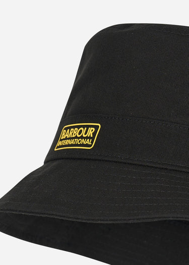 Barbour International Bucket Hats Norton drill sports hat - black