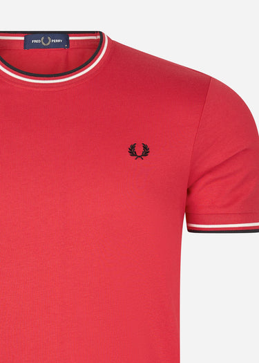 Fred Perry T-shirts Twin tipped t-shirt - washed red
