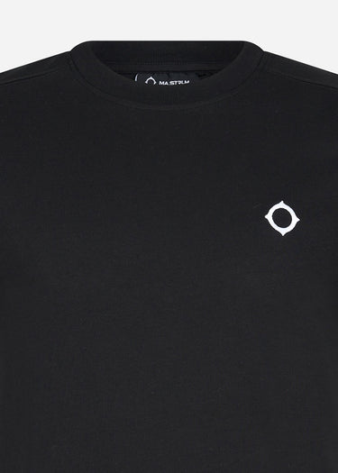 MA.Strum T-shirts SS icon tee - jet black