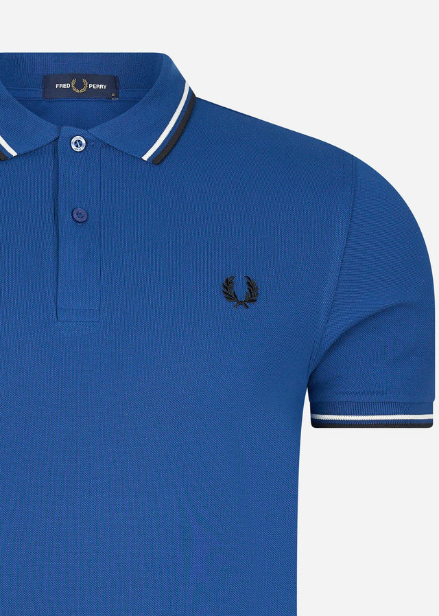 Fred Perry Polos Twin tipped fred perry shirt - shaded cobalt