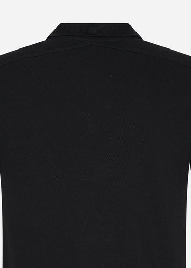 MA.Strum Polo's SS pique polo - jet black