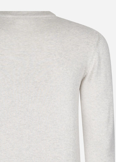 Ben Sherman Truien Chest stripe crew - ivory