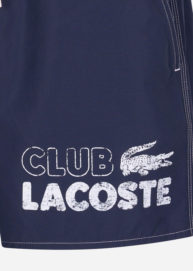 Lacoste Swimwear Club lacoste swimming trunks - navy blue