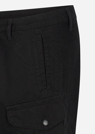 MA.Strum Korte Broeken Cargo short - jet black