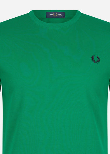 Fred Perry T-shirts Bold tipped pique t-shirt - fp green