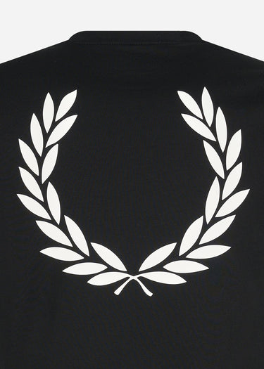 Fred Perry T-shirts Back graphic t-shirt - black