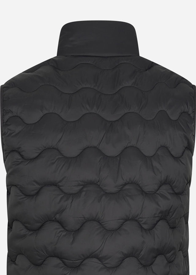 Lyle & Scott Bodywarmers Crest quilted gilet - jet black