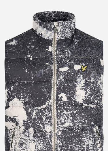 Lyle & Scott Bodywarmers Erosion print gilet - cove