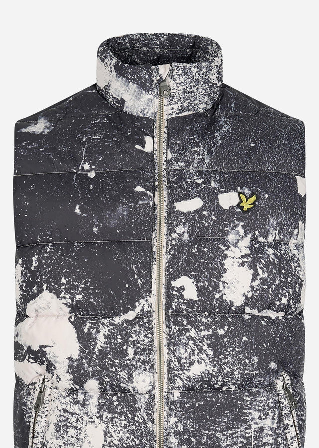Lyle & Scott Bodywarmers Erosion print gilet - cove