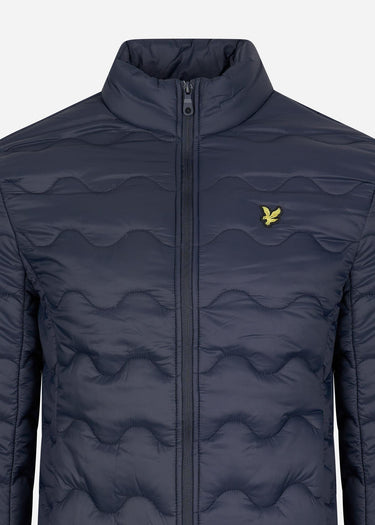 Lyle & Scott Jassen Crest quilted jacket - dark navy
