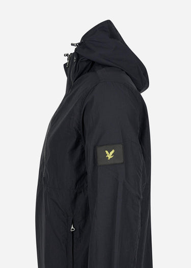 Lyle & Scott Jassen Hooded overhead jacket - lacquer